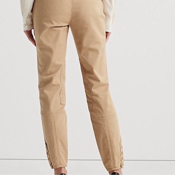 LRL Ralph Lauren Black Label Jodhpur Chino Khaki Horse Riding Pants 0 Equestrian - Picture 11 of 11